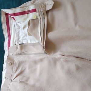 Louis Rafael Rosso Cream Linen/Viscose Blend Pants  38 - 29.5